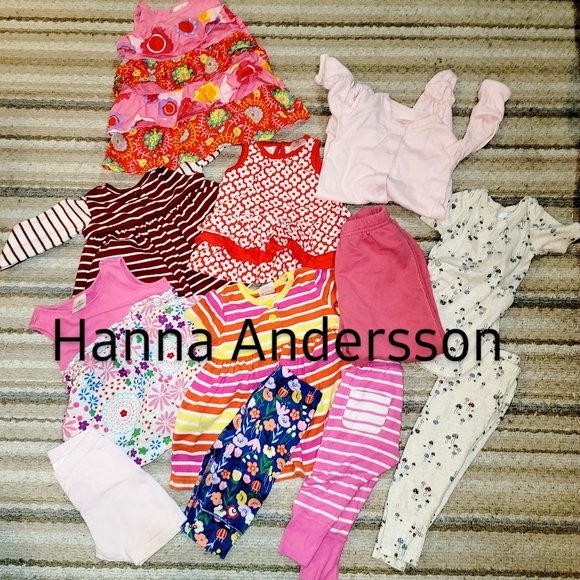 Hanna Andersson Other - 18pc HANNA ANDERSSON Szs 50-100 Baby Tunic Shirt Dresses Pants Sleepers & More!